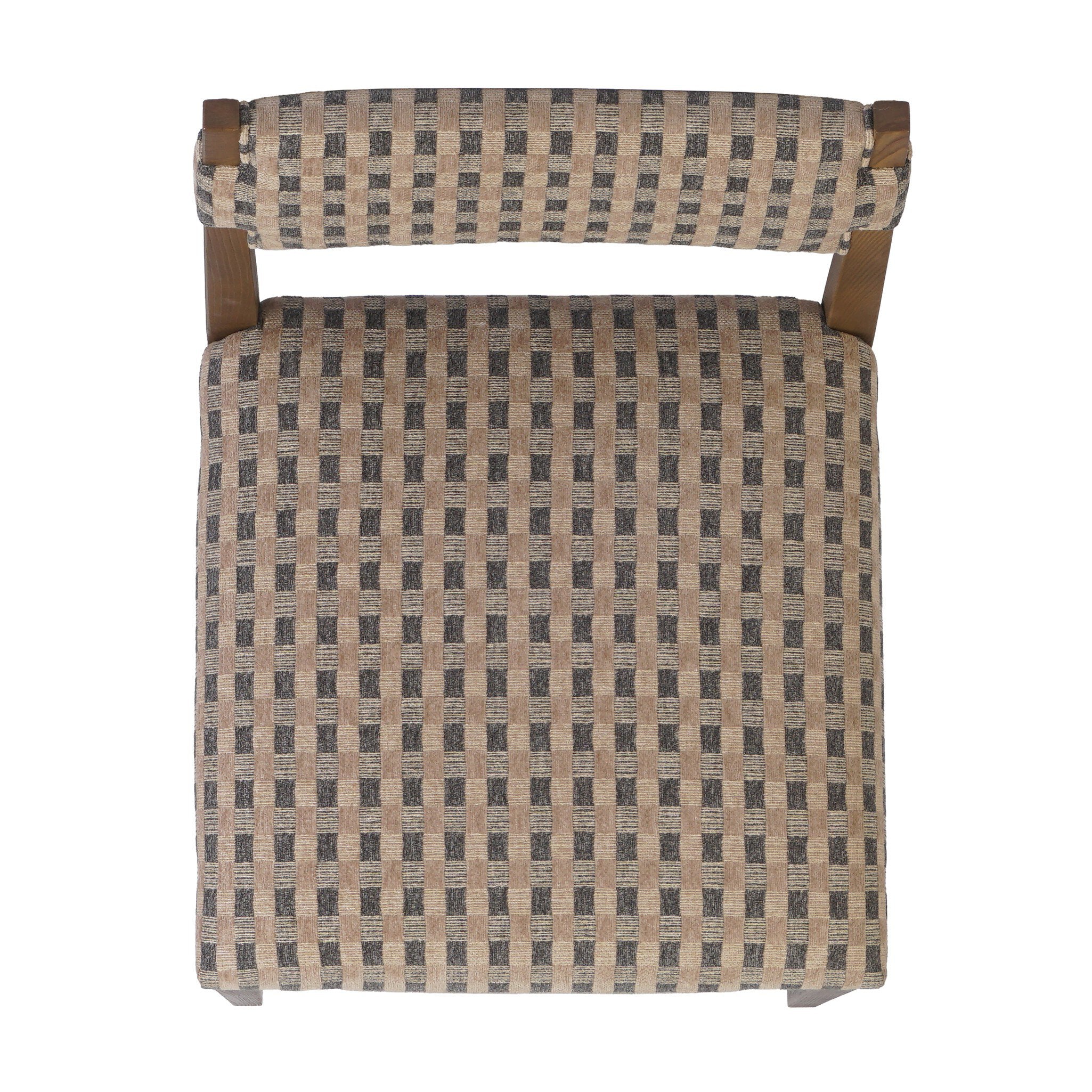 Four Hands Tamari Firefinch Fawn Dining Chair top-down view
