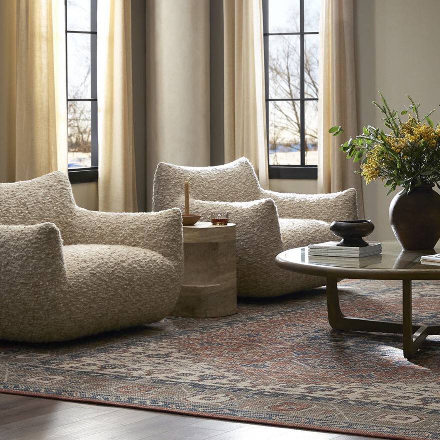 Four Hands Margot Swivel Chair