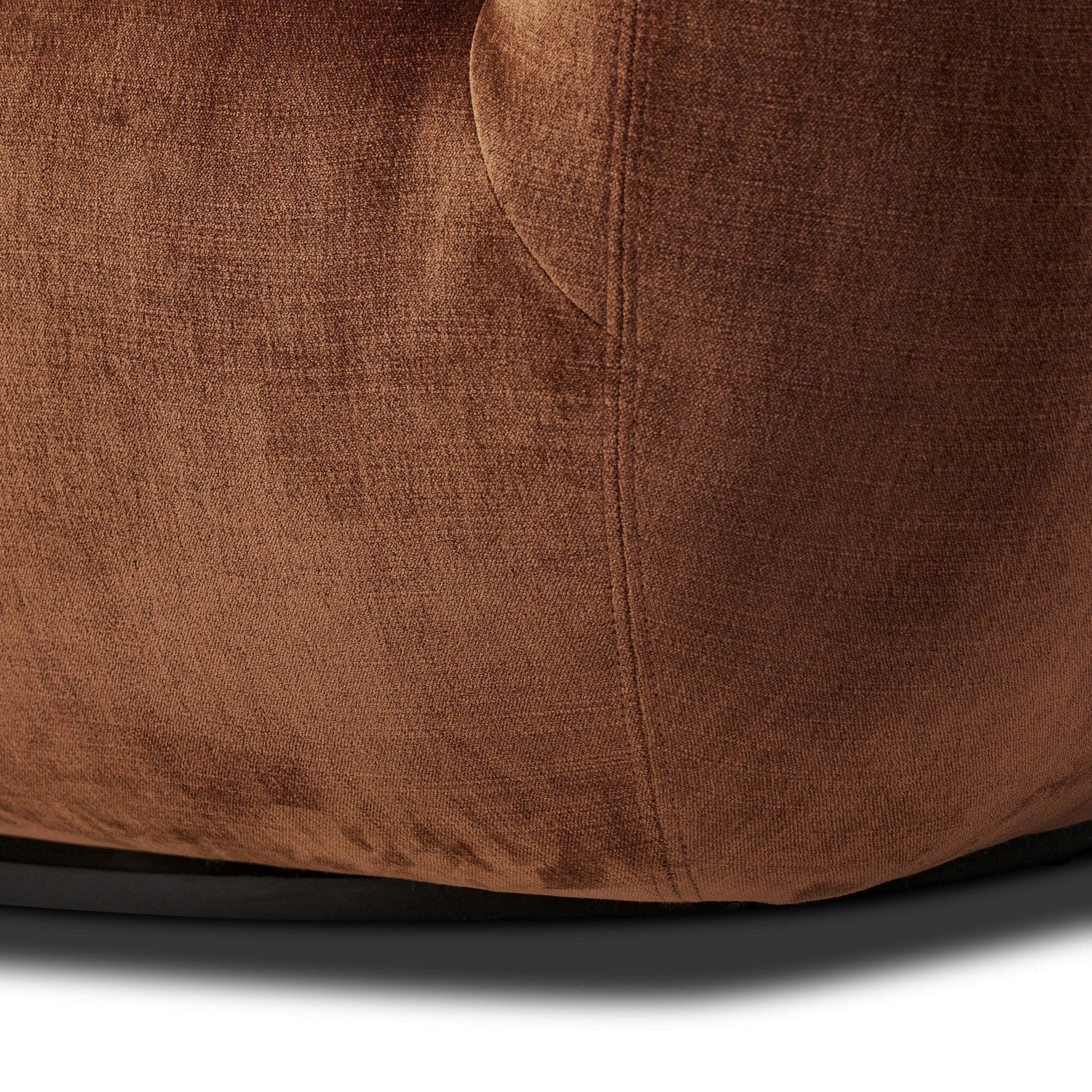 Four Hands Margot Altair Sienna Swivel Chair craftsmanship close-up