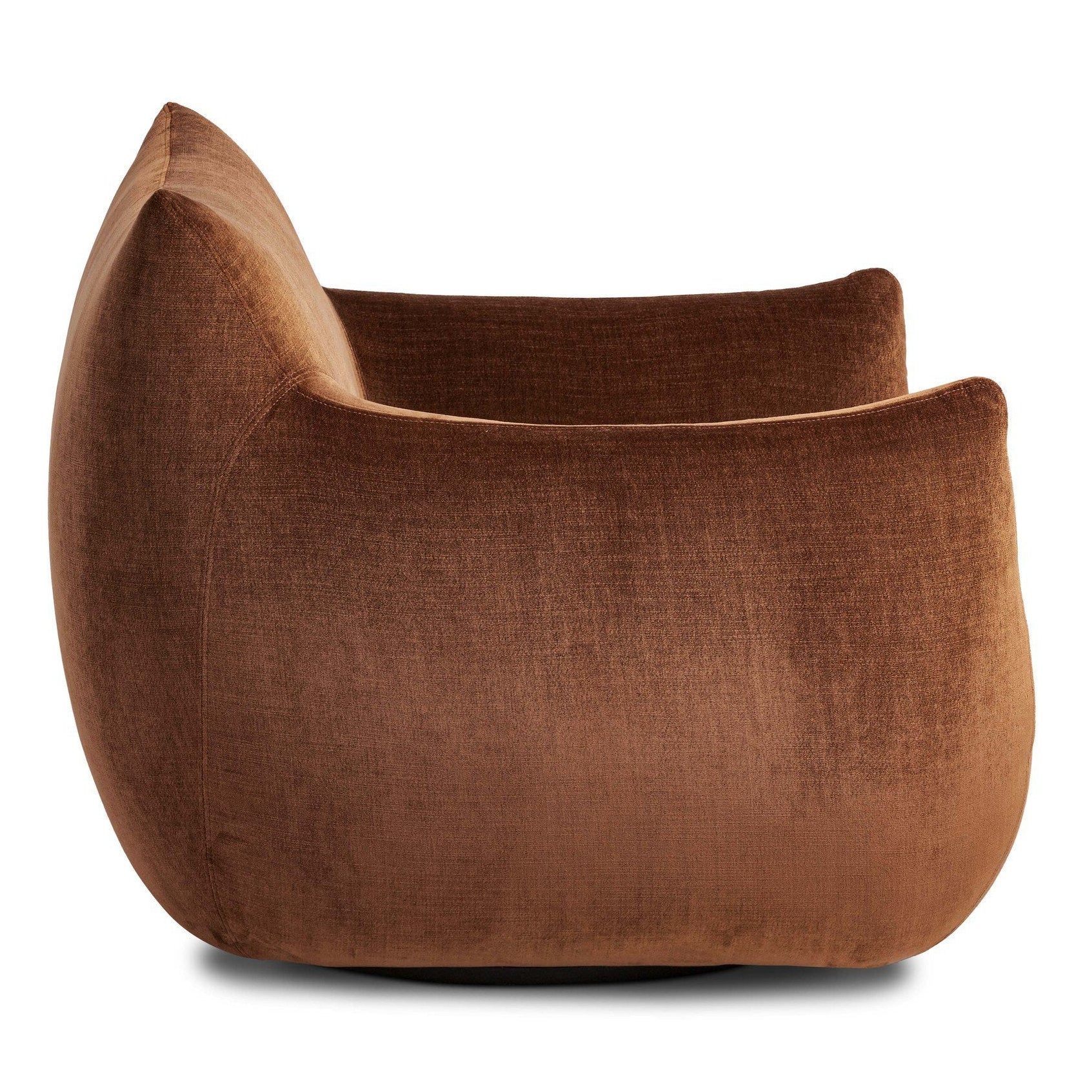 Four Hands Margot Altair Sienna Swivel Chair side view