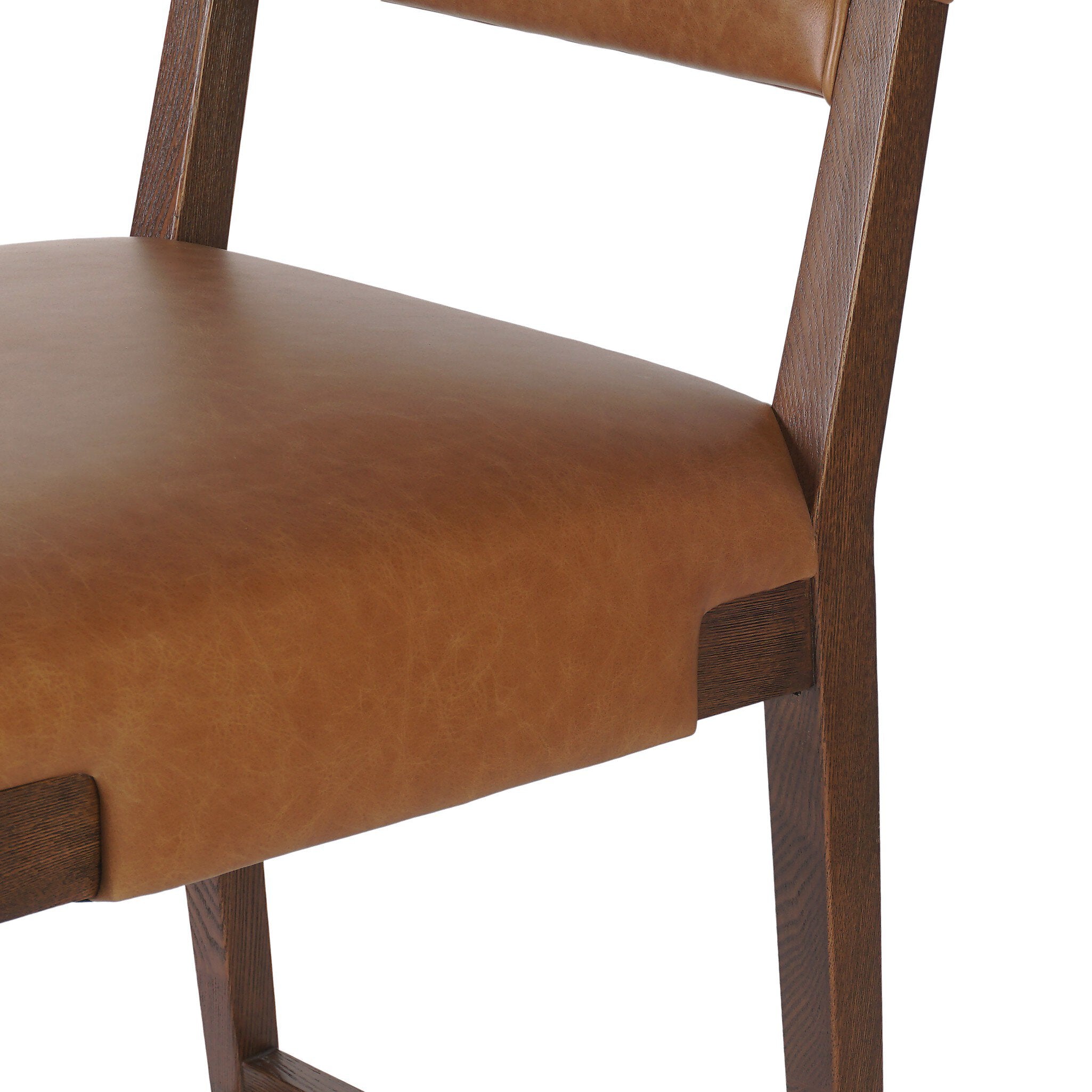 Four Hands Tamari Sonoma Chestnut Counter Stool material close-up