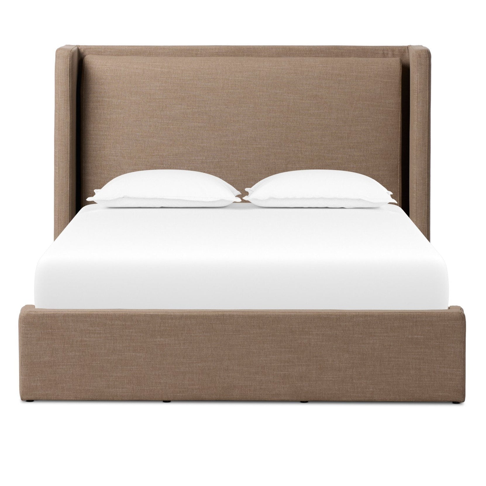 Four Hands Sophia Crypton Nomad Taupe Bed front view