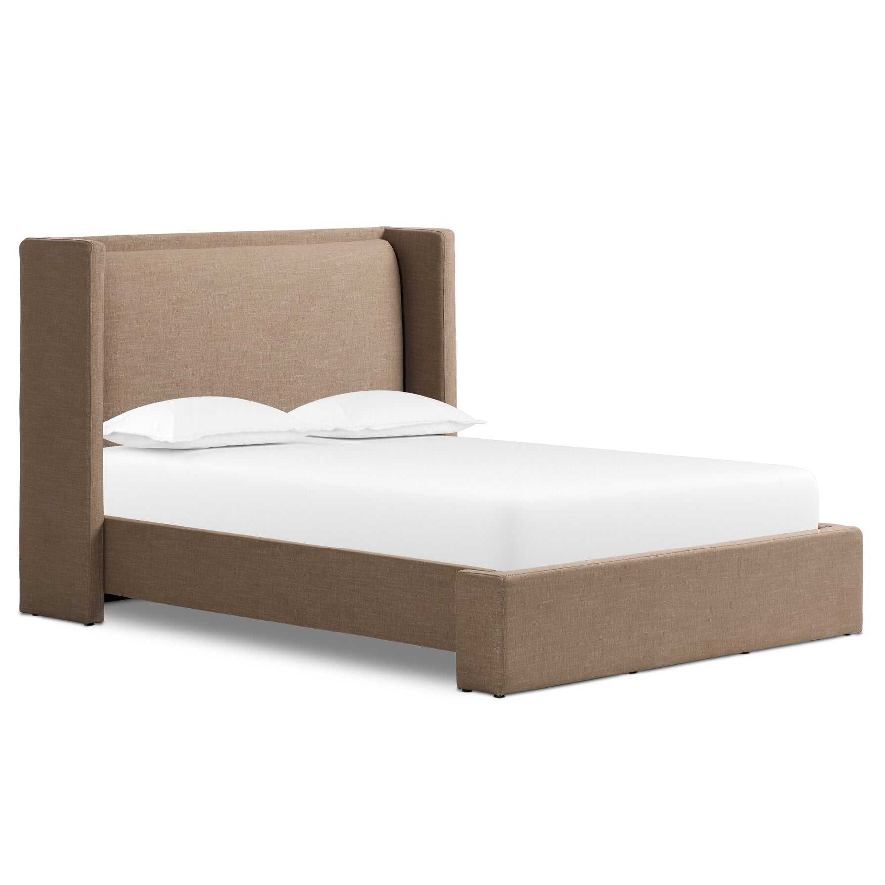 Four Hands Sophia Crypton Nomad Taupe Bed in Crypton Nomad Taupe