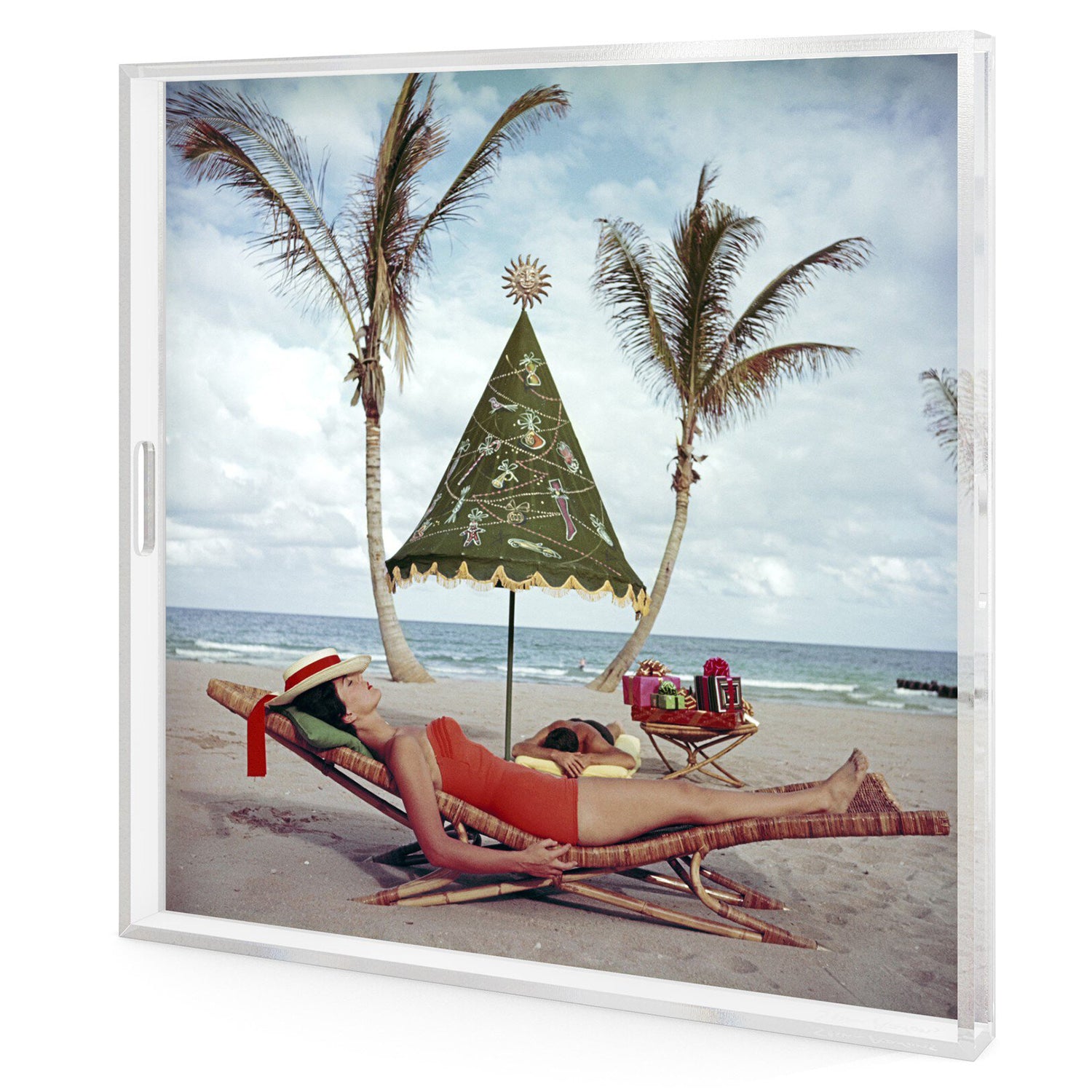 Four Hands x Slim Aarons Palm Beach Idyll Tray