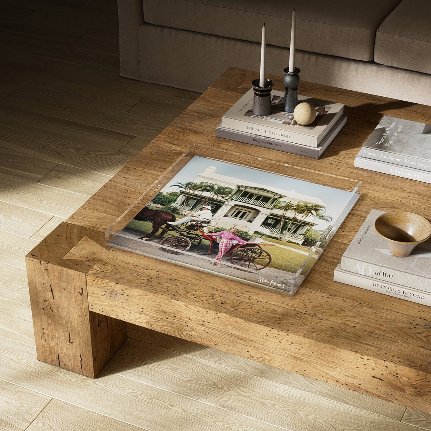 Four Hands x Slim Aarons Bermudan Hostess Tray