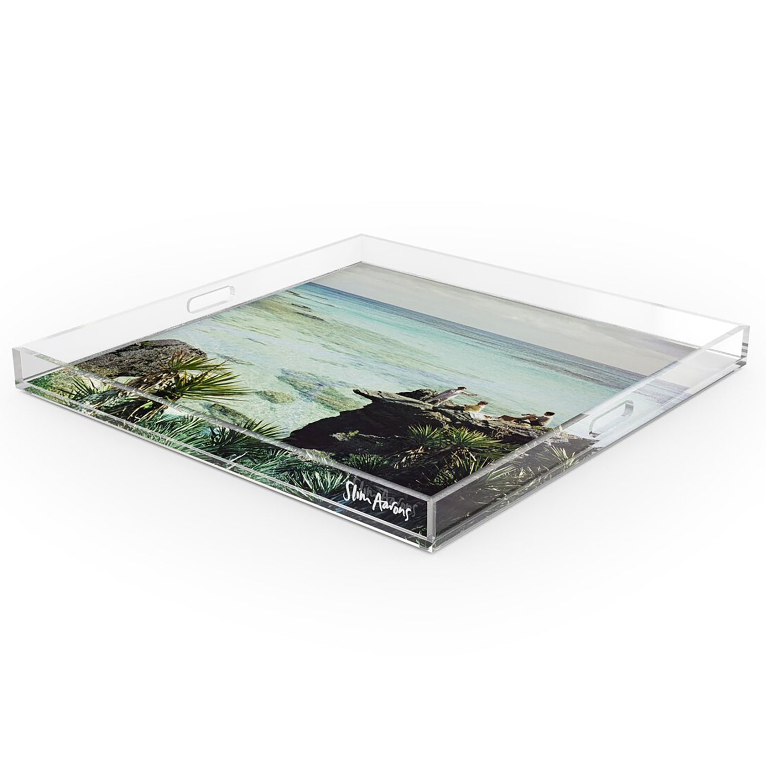 Four Hands x Slim Aarons A Nice Spot For Lunch Tray