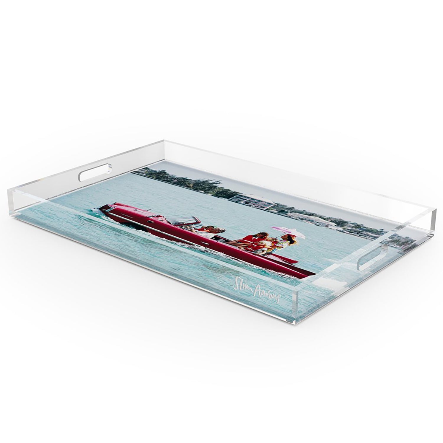 Four Hands x Slim Aarons Sea Drive Tray