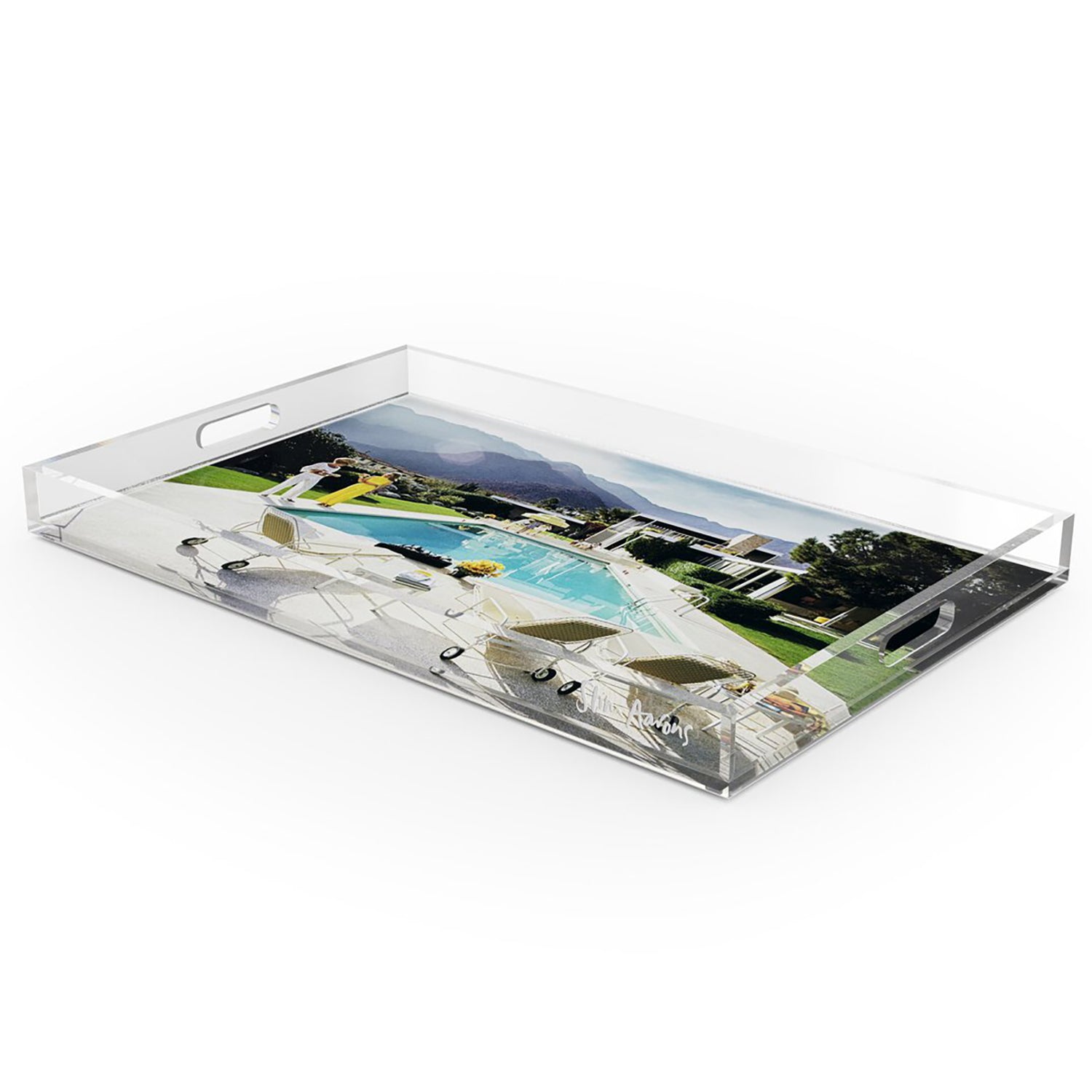 Four Hands x Slim Aarons Palm Springs Pool Tray