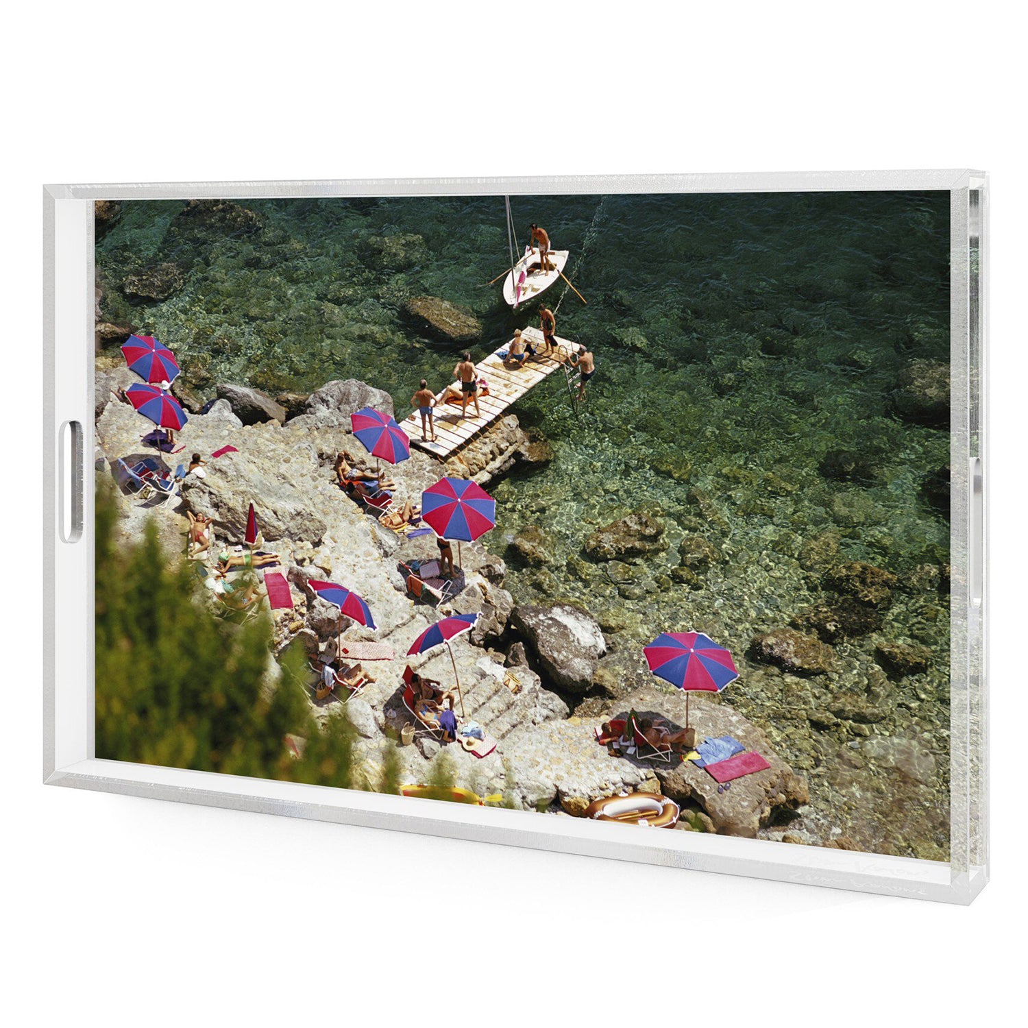 Four Hands x Slim Aarons IL Pelicano Beach Tray