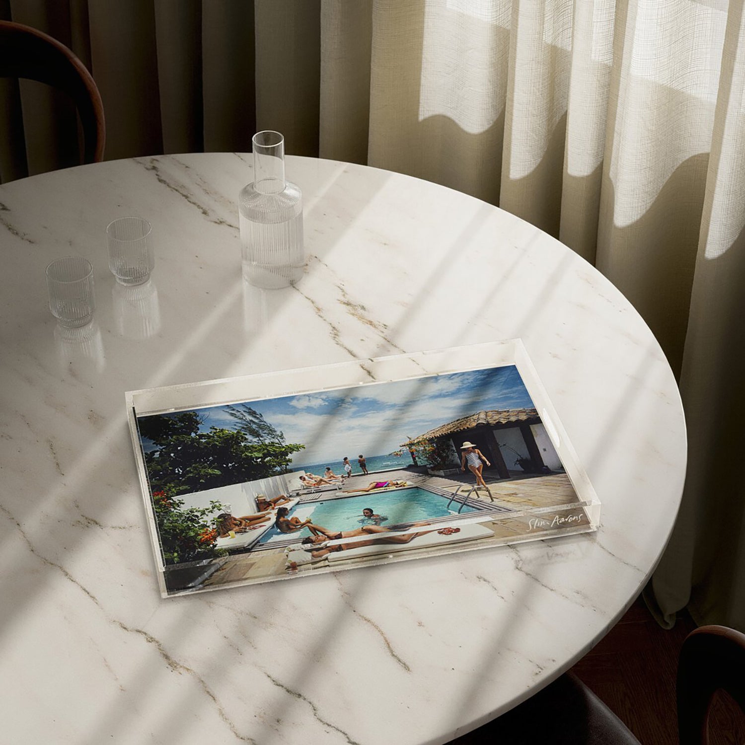 Four Hands x Slim Aarons Buzios Tray