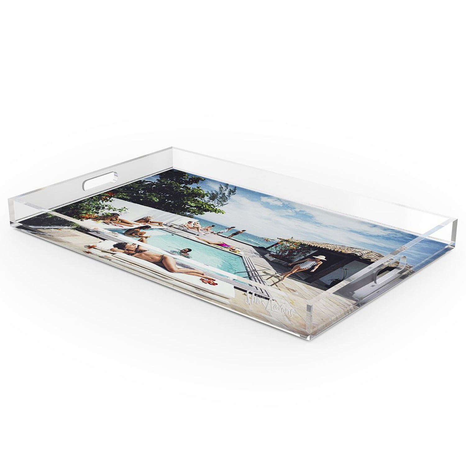 Four Hands x Slim Aarons Buzios Tray