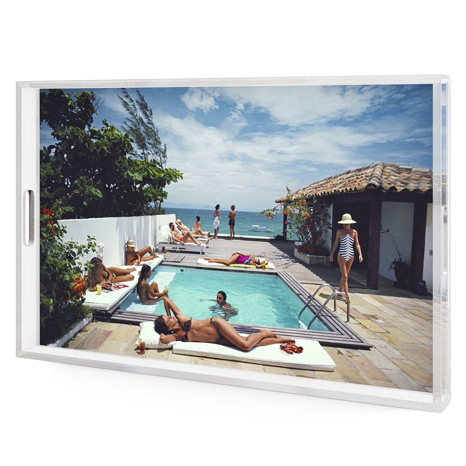 Four Hands x Slim Aarons Buzios Tray