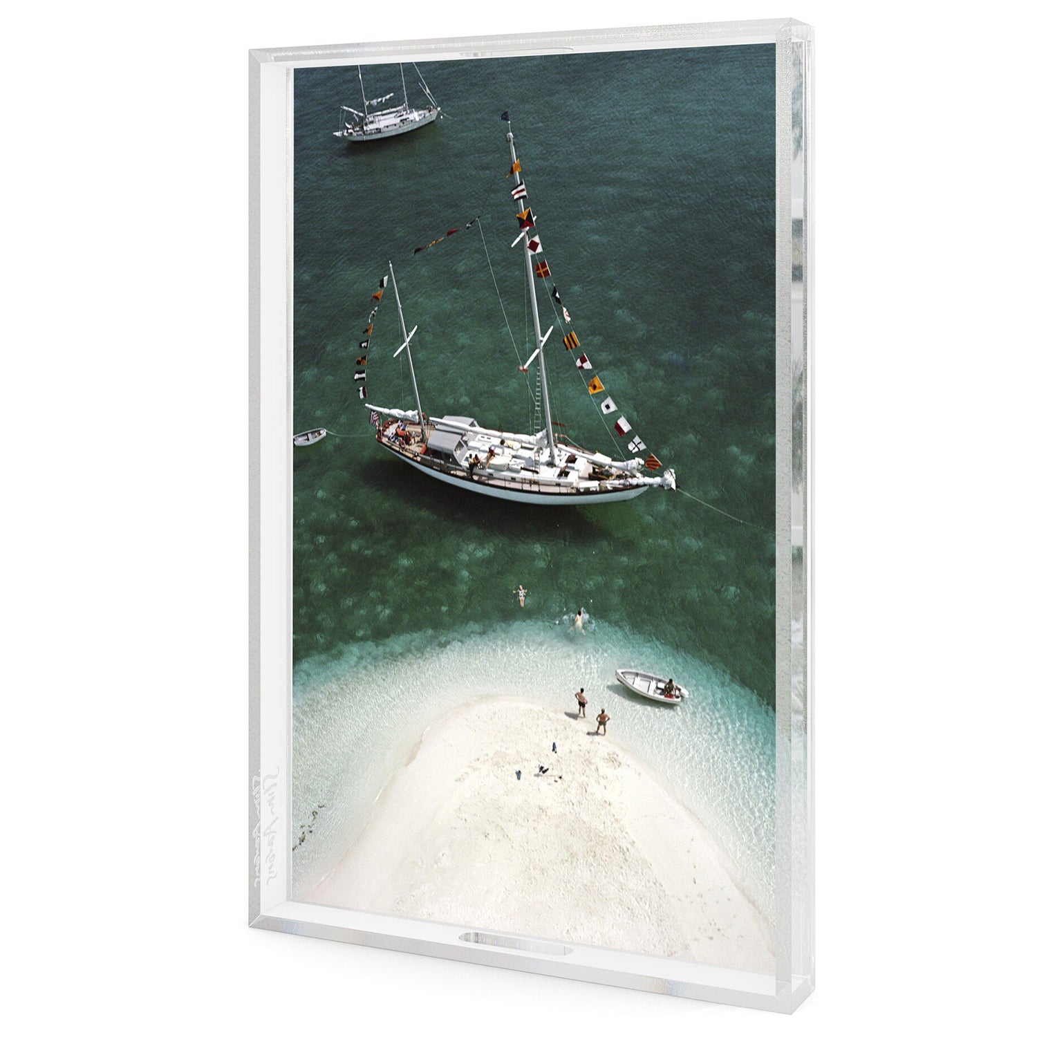 Four Hands x Slim Aarons Charter Ketch Tray