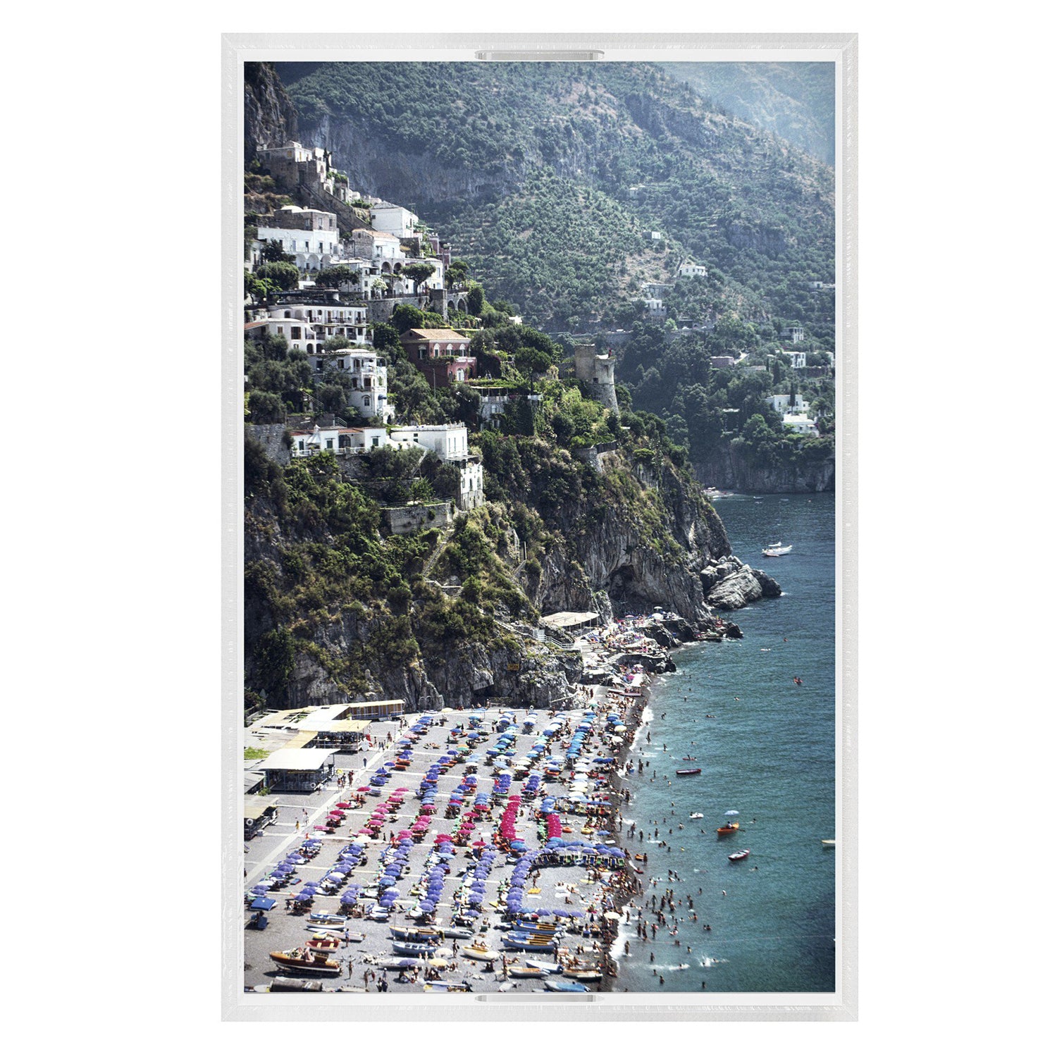 Four Hands x Slim Aarons Beach In Positano Tray