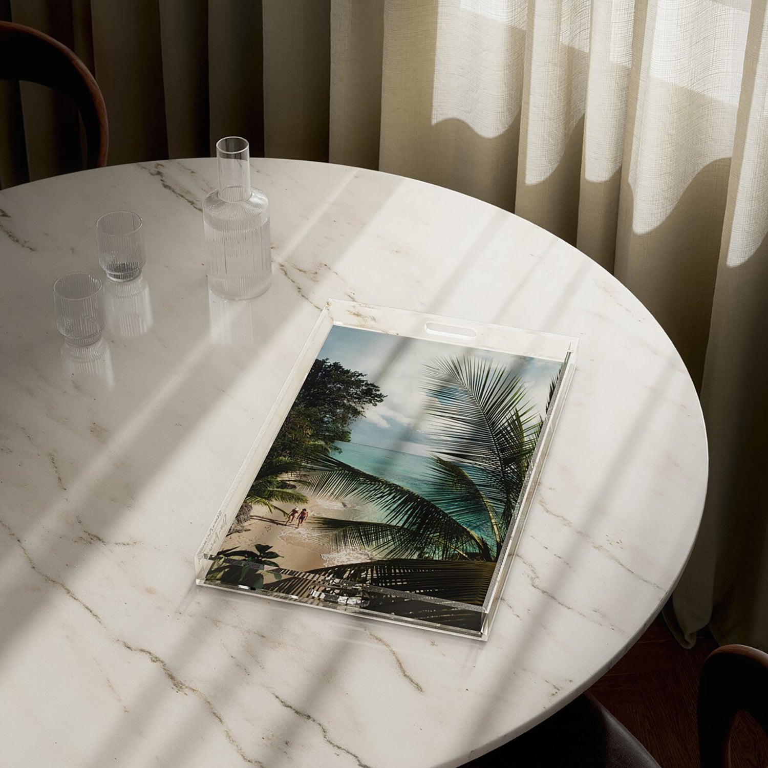 Four Hands x Slim Aarons Barbados Beach Tray