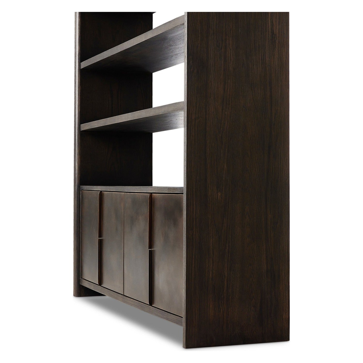 Four Hands Arlington Espresso Oak Bookcase