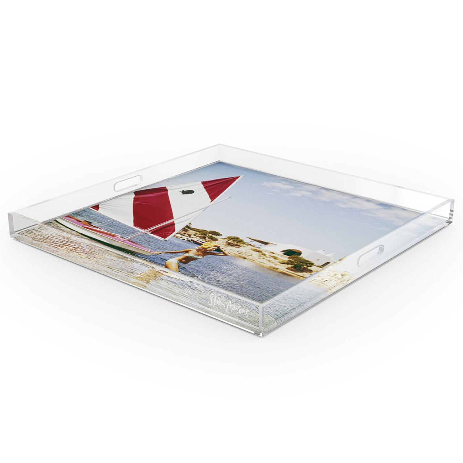 Four Hands x Slim Aarons Bettina Graziani Tray