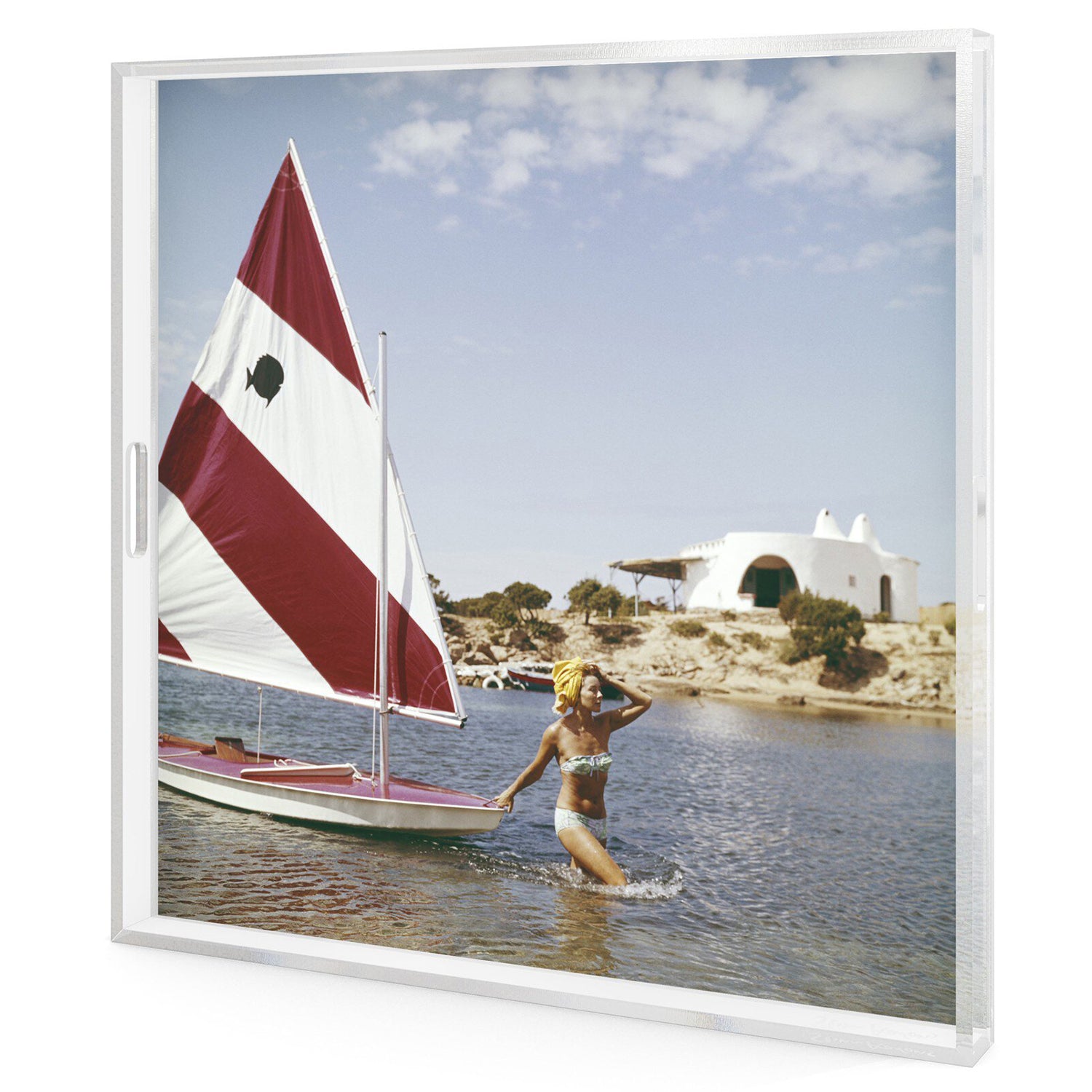 Four Hands x Slim Aarons Bettina Graziani Tray