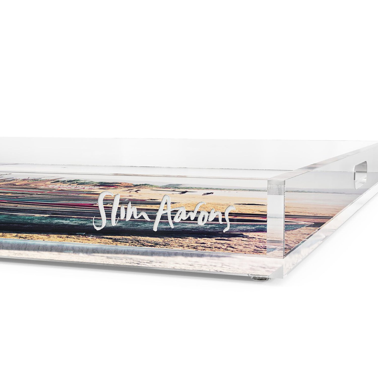 Four Hands x Slim Aarons Fishing Boats Tray