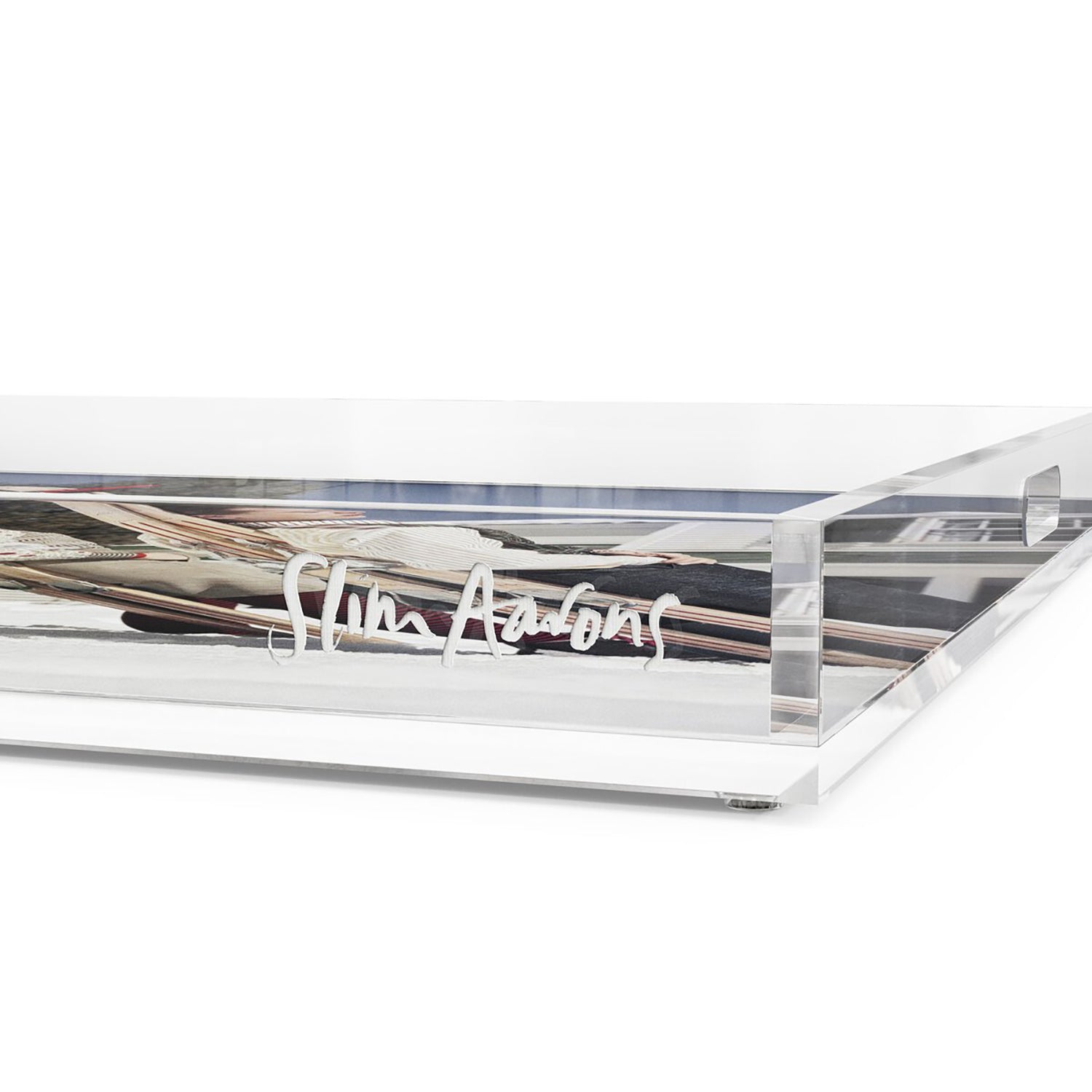 Four Hands x Slim Aarons New England Skiing Tray