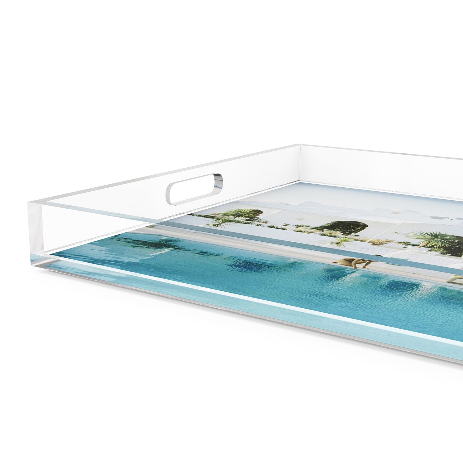 Four Hands x Slim Aarons Pool At El Venerol Tray