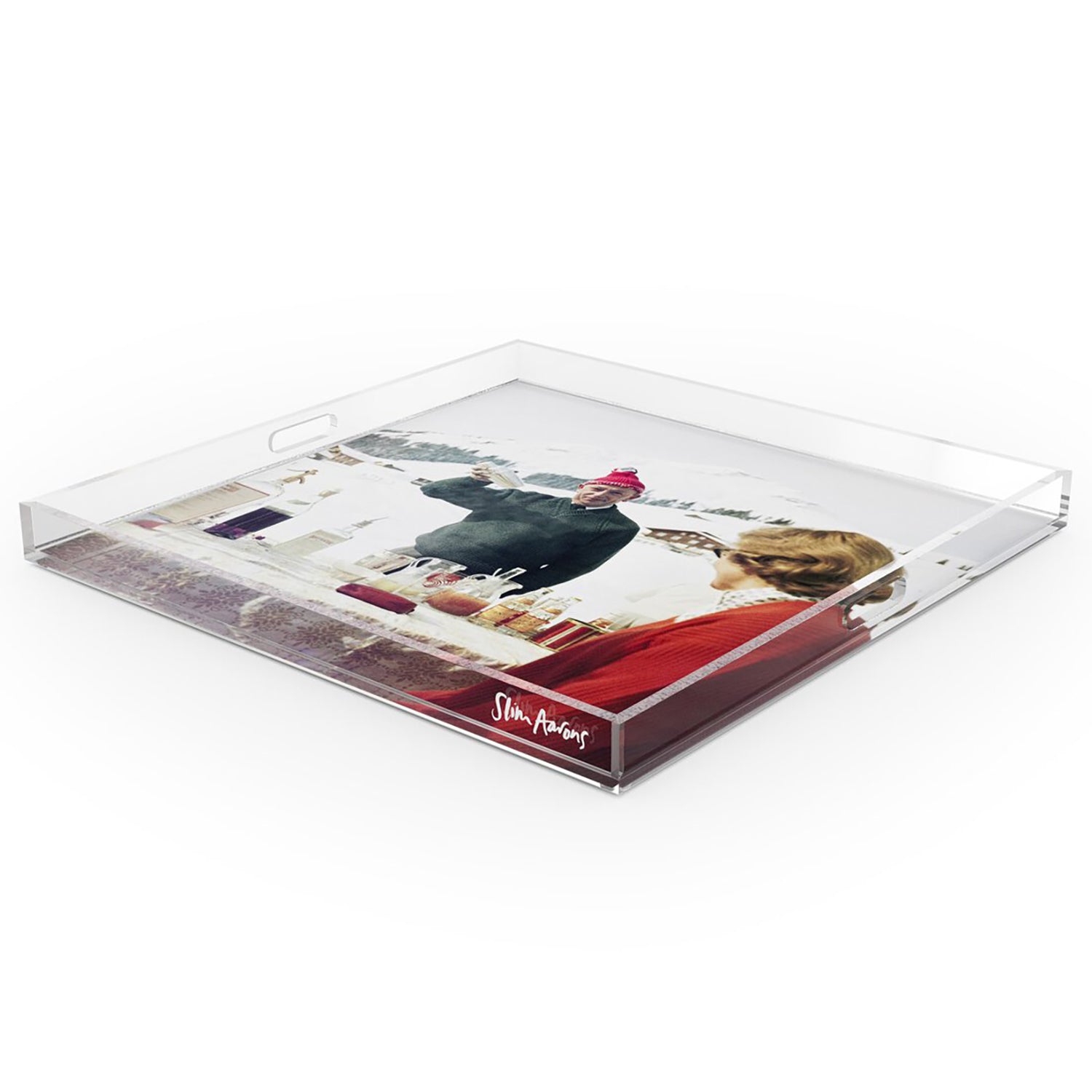 Four Hands x Slim Aarons Lech Ice Bar Tray
