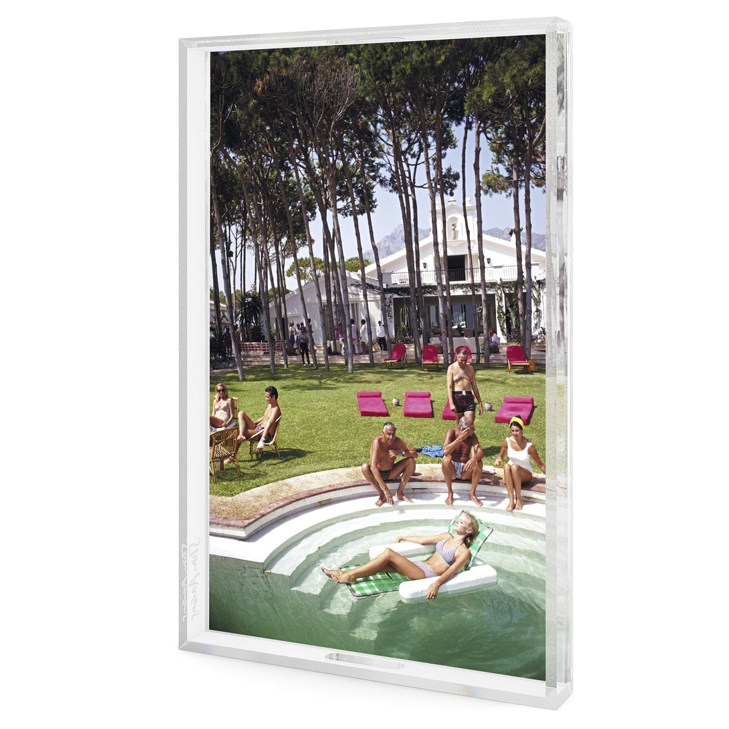 Four Hands x Slim Aarons Marbella House Party Tray