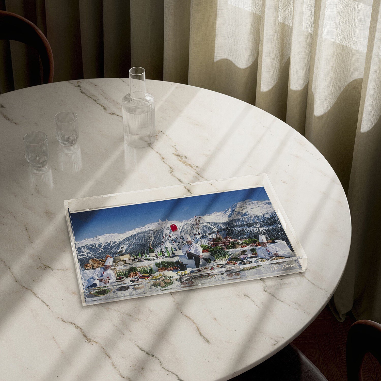 Four Hands x Slim Aarons Culinary Heights Tray