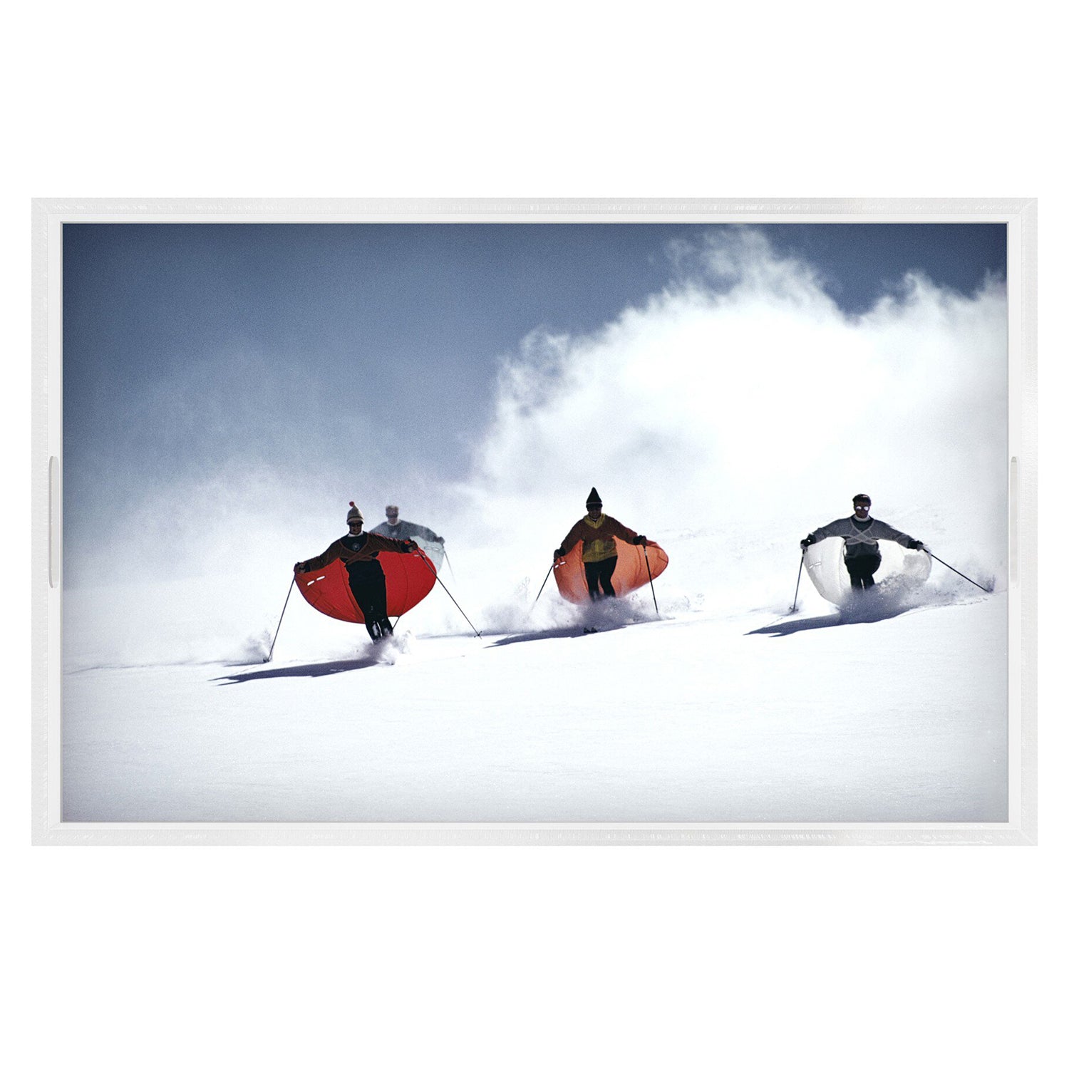 Four Hands x Slim Aarons Caped Skiers Tray