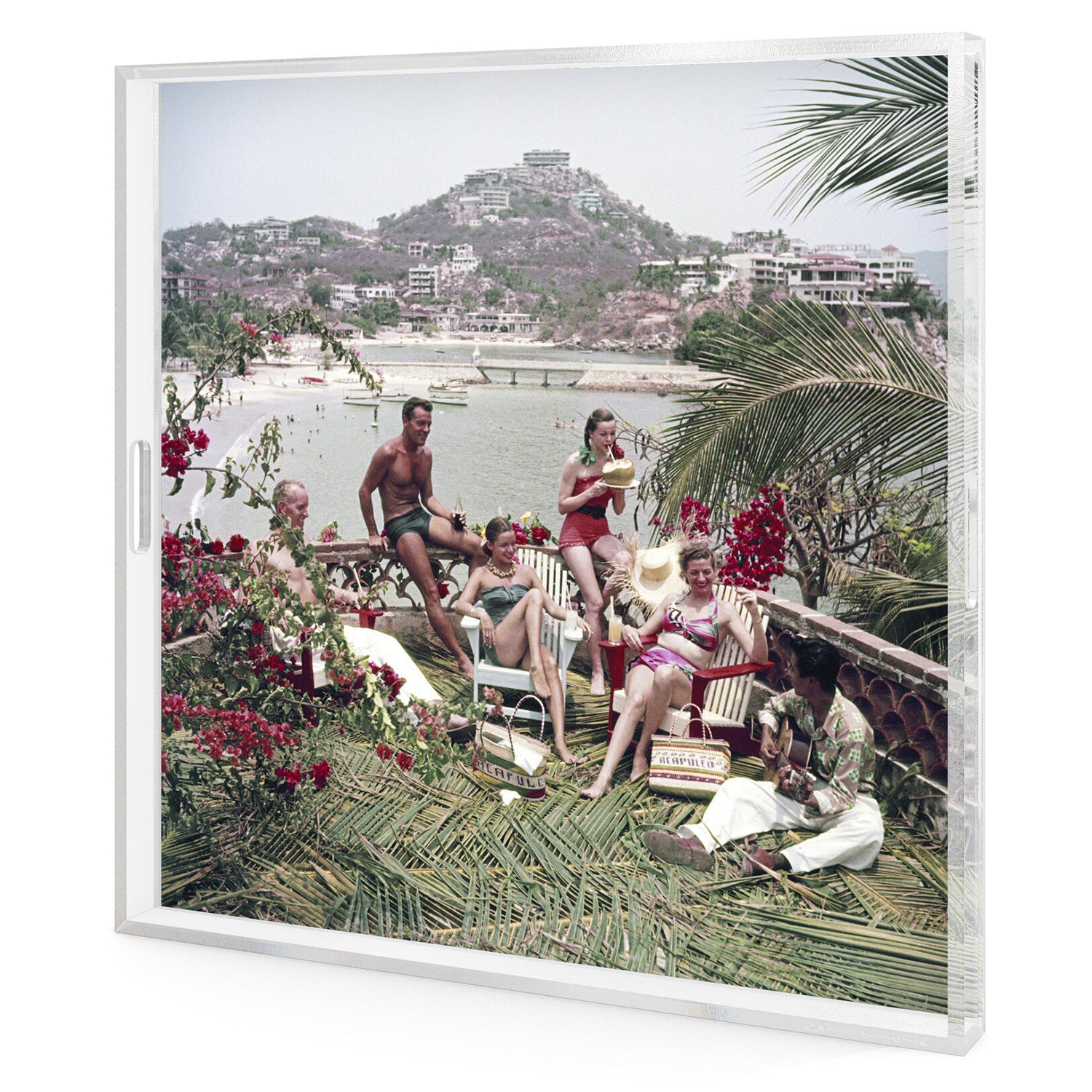 Four Hands x Slim Aarons Acapulco Afternoon Tray