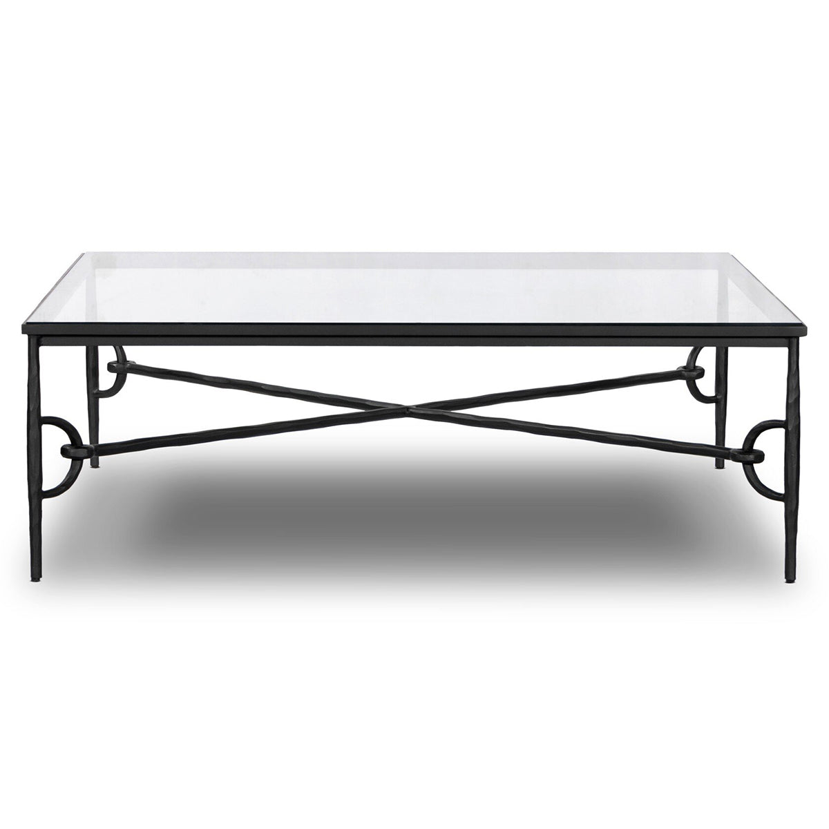 Four Hands Babylon Glass Coffee Table