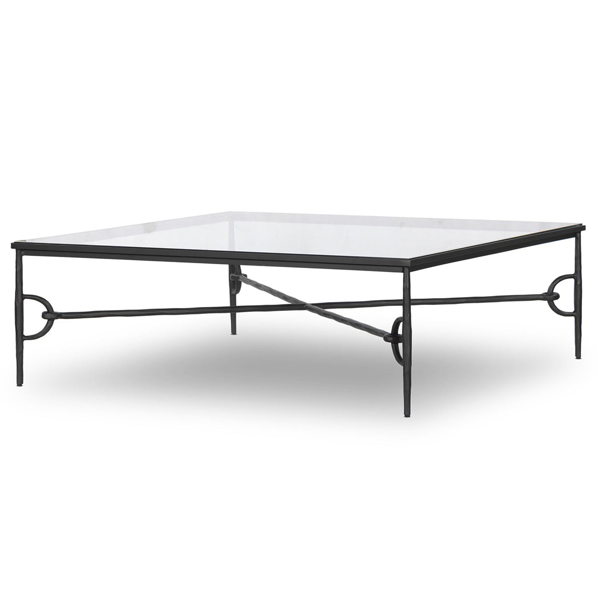 Four Hands Babylon Glass Coffee Table