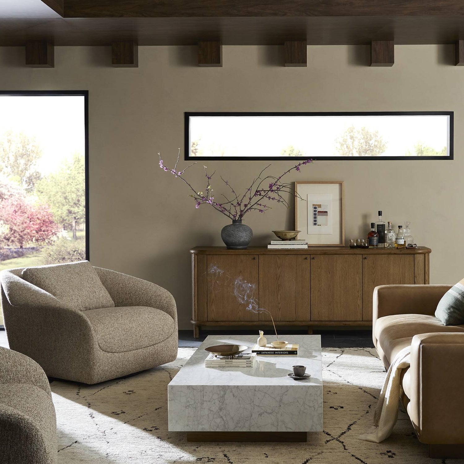 Four Hands Masera Marble Coffee Table