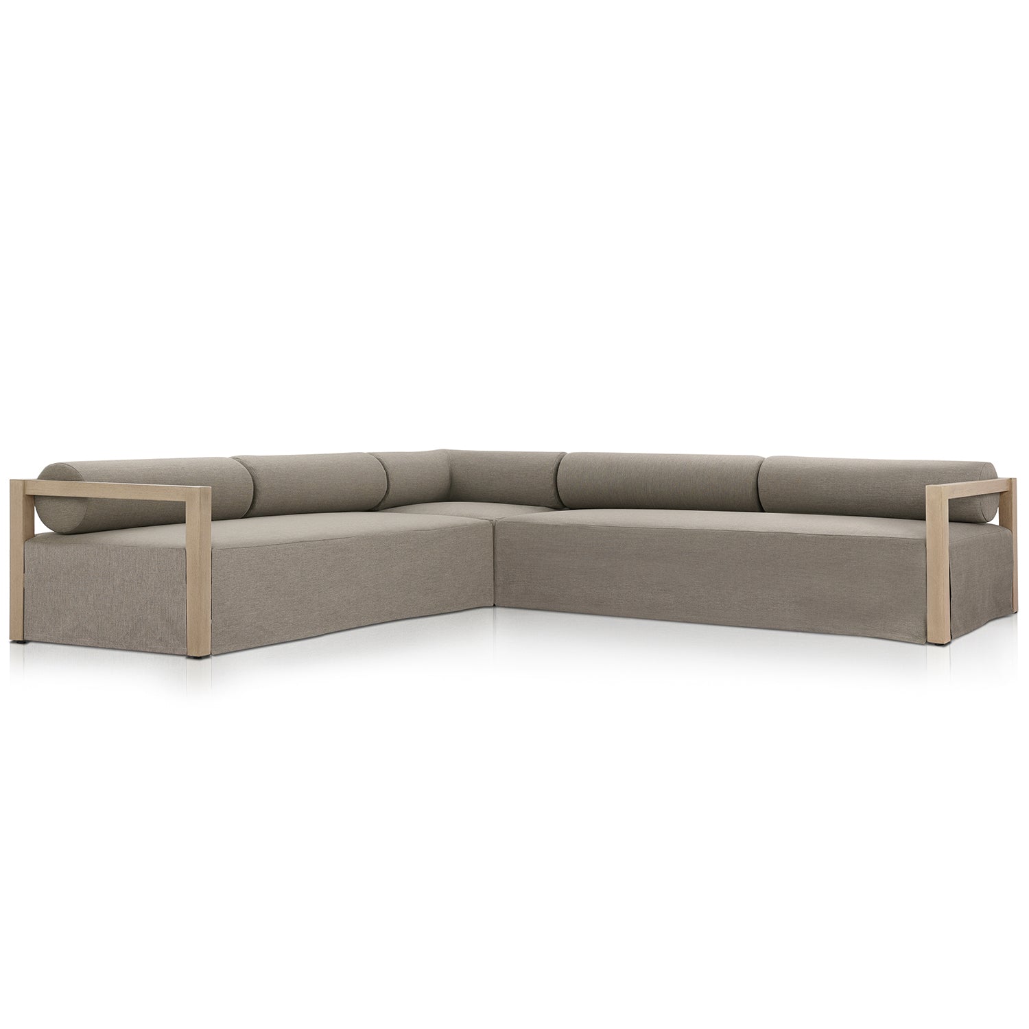 Four Hands Laskin Outdoor 3 Piece Sectional Sofa