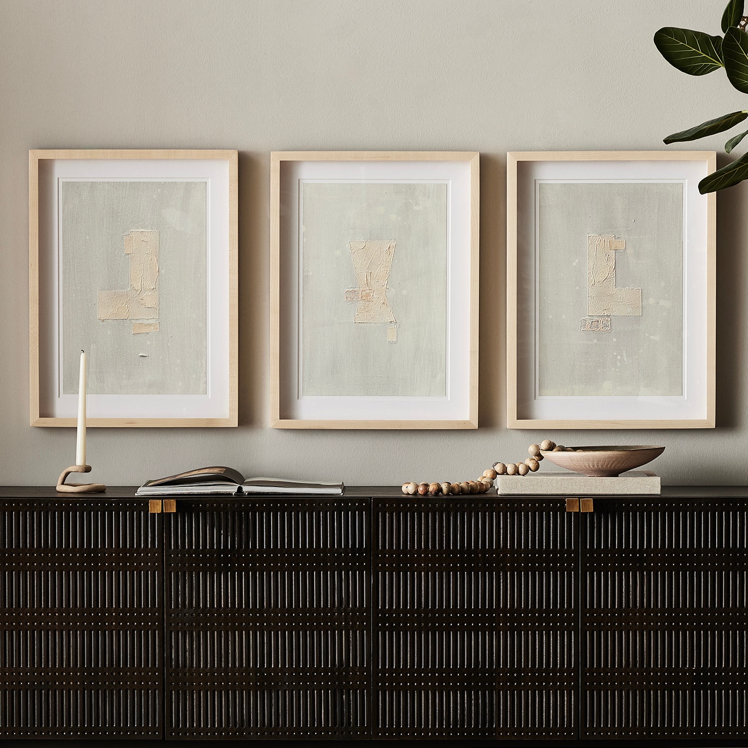 Four Hands Galactic Triptych I Framed Artwork Set