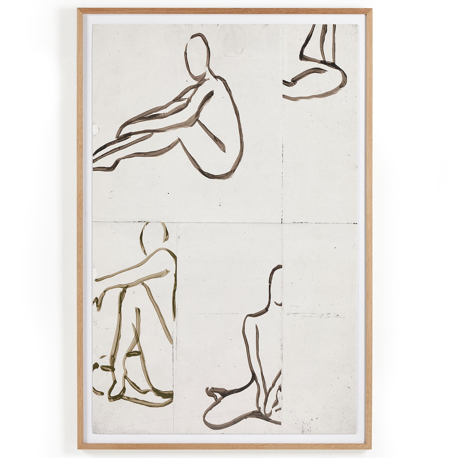 Four Hands Figure Study Framed Artwork