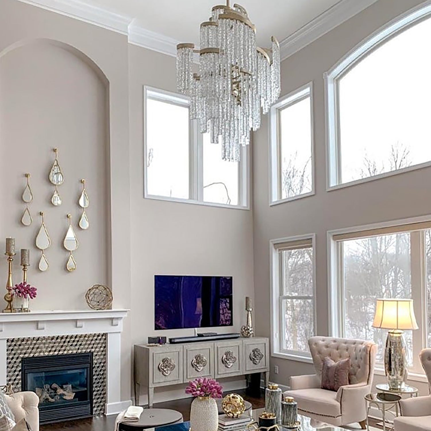 Corbett Lighting Mont Blanc Chandelier