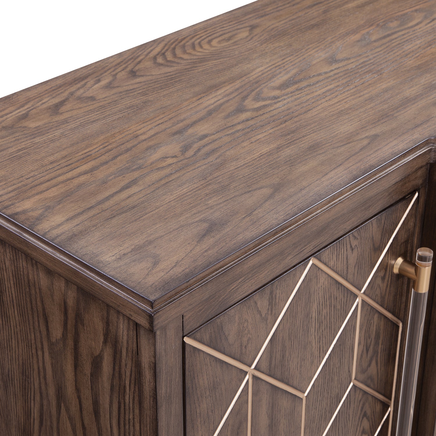 Bassett Mirror Perrine Brown Oak Server