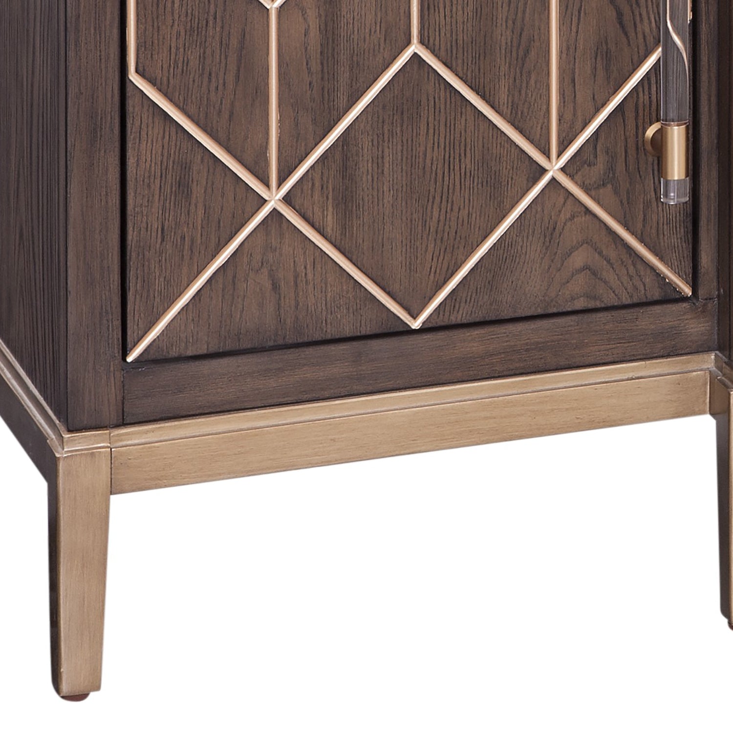 Bassett Mirror Perrine Brown Oak Server