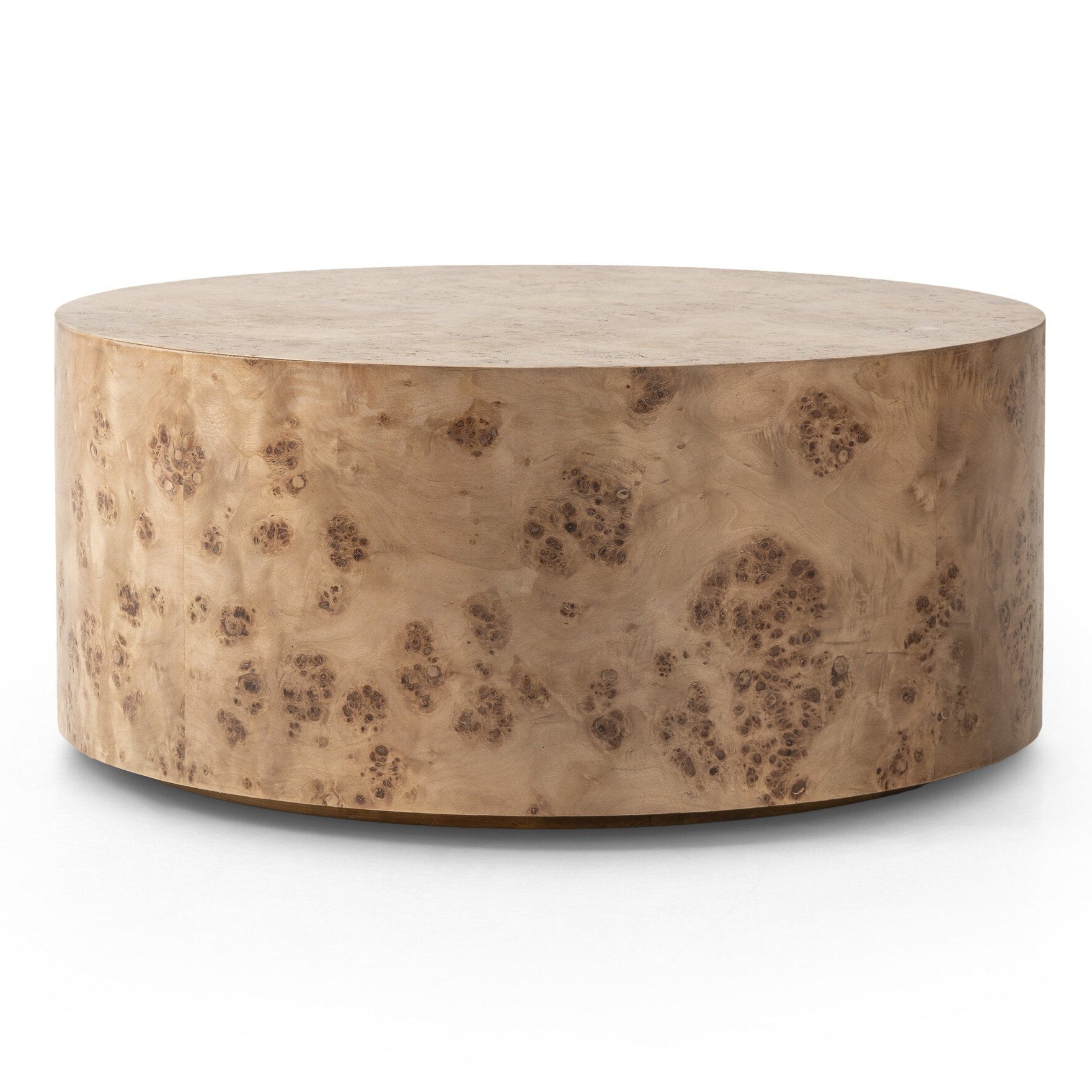 Four Hands Caya Caramel Burl Coffee Table in Caramel Burl
