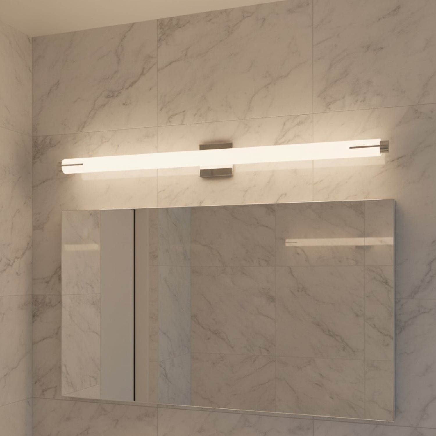 Sonneman Tubo Slim Led Polished Chrome 2433.01-ST Bath And Vanity Light
