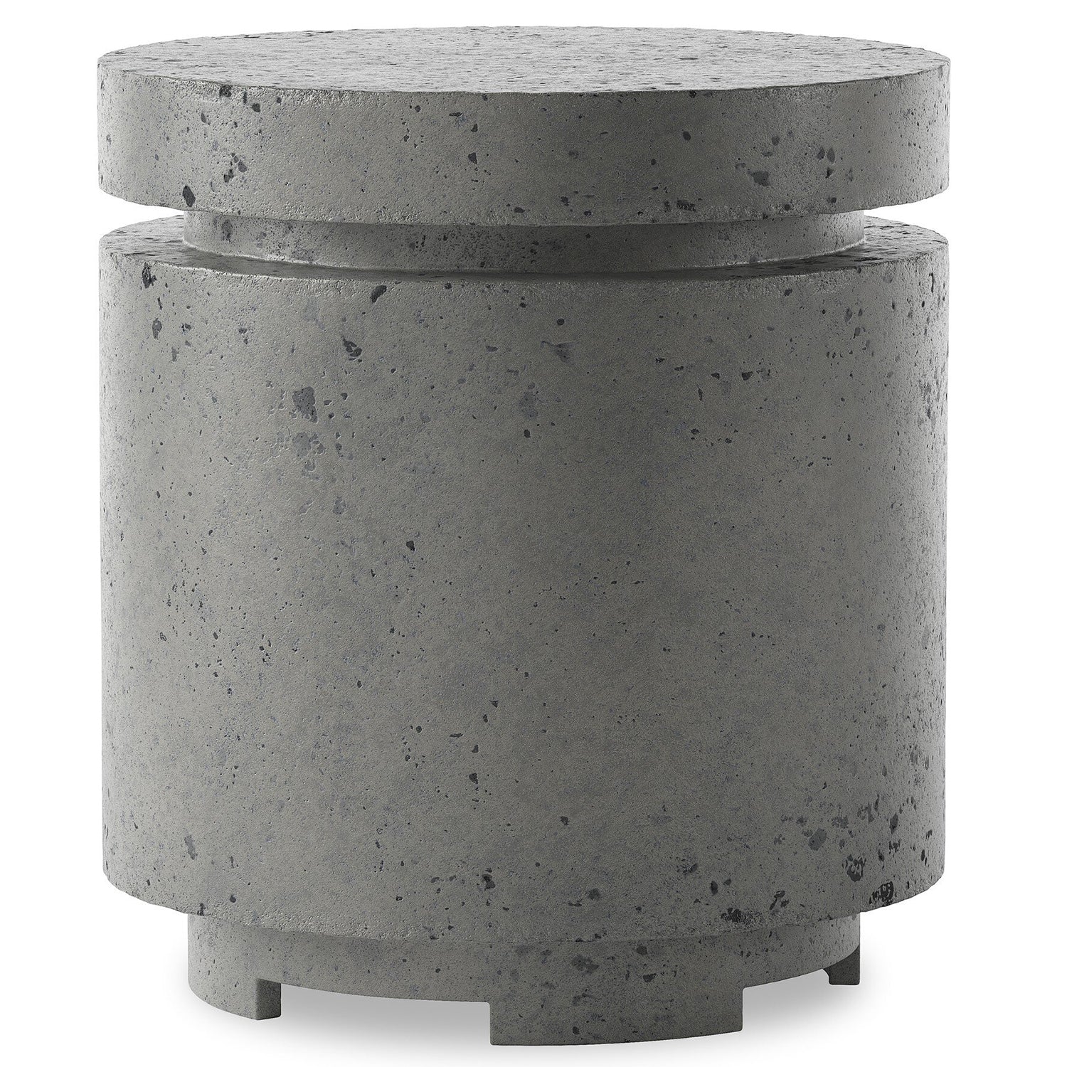 Four Hands Higgins Outdoor Round Propane Enclosure Table