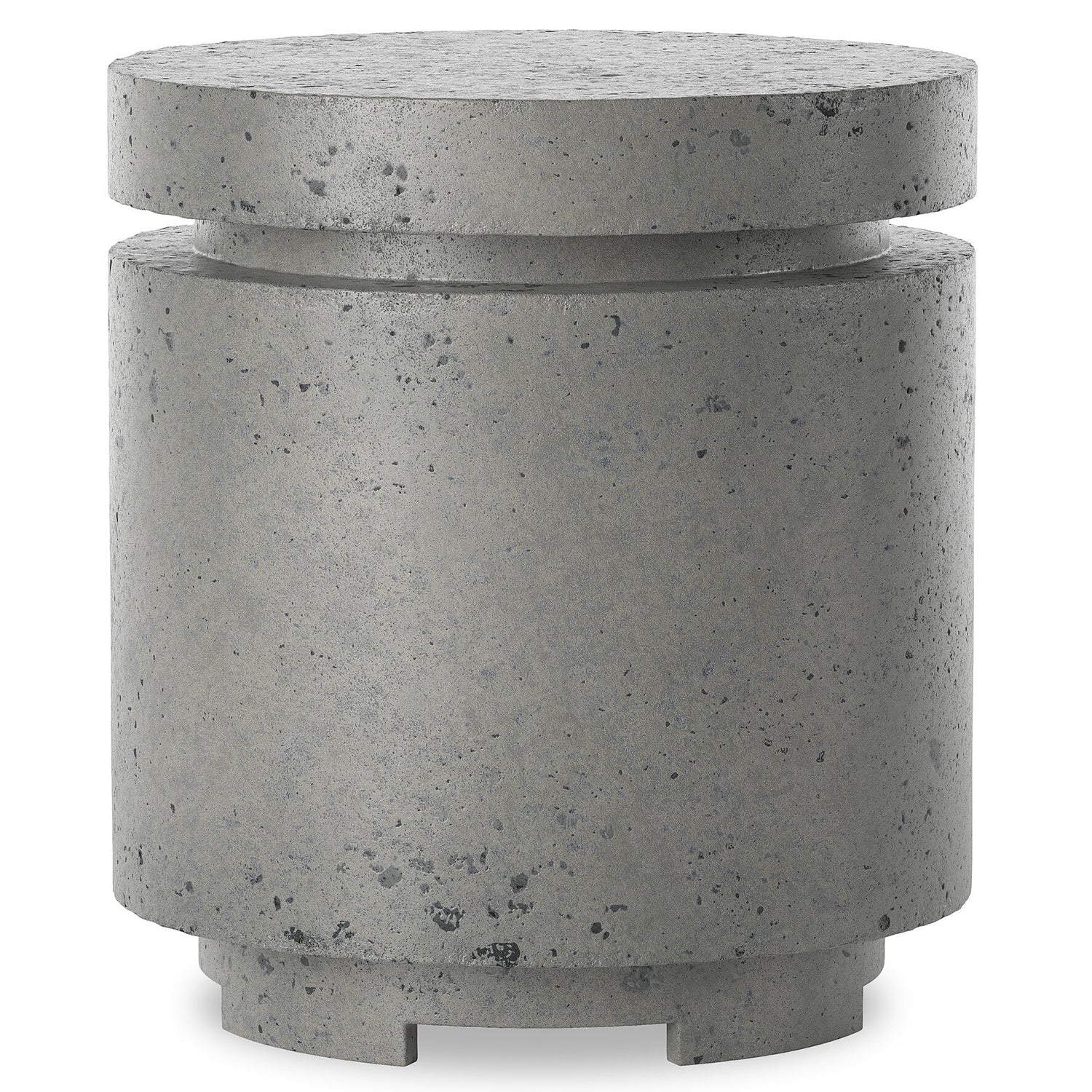 Four Hands Higgins Outdoor Round Propane Enclosure Table