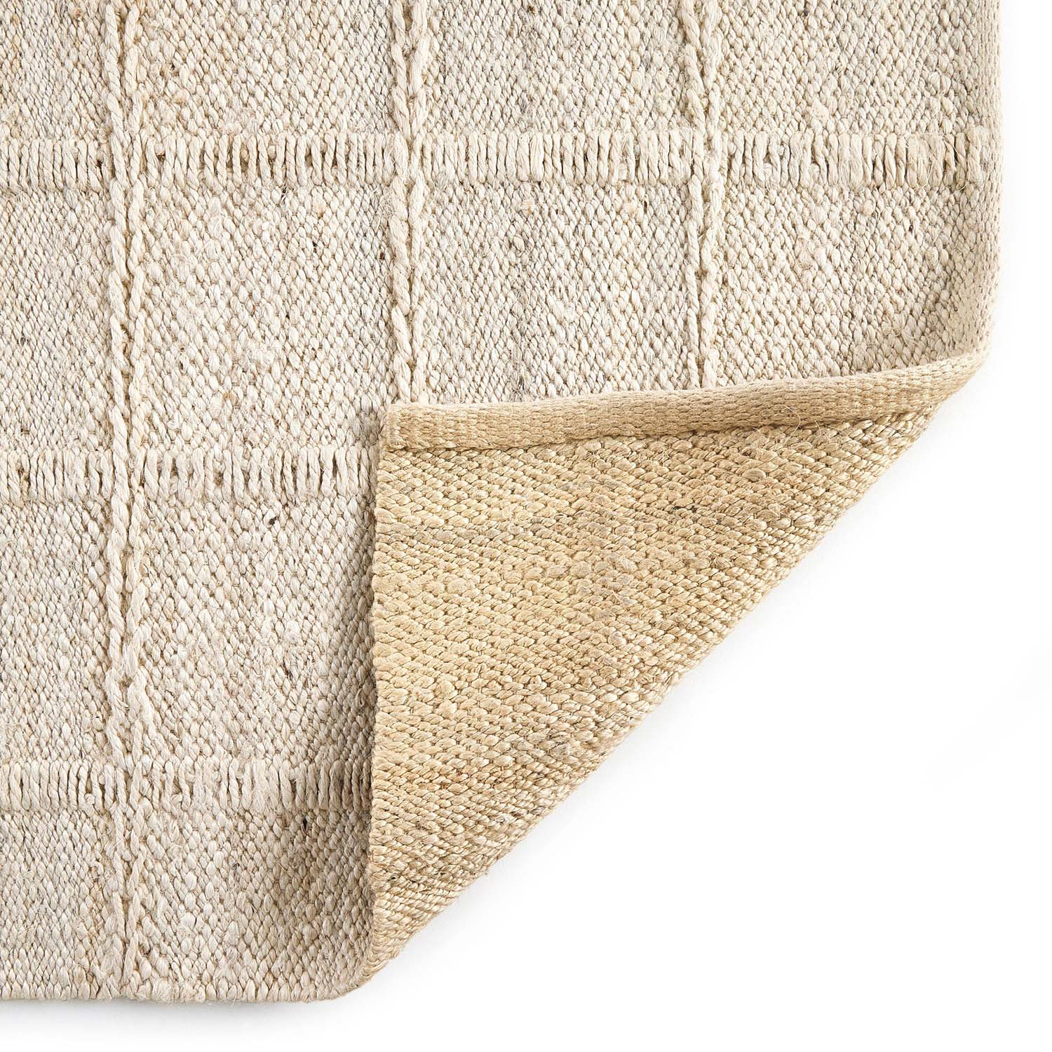 Four Hands Grid Jute Area Rug - Final Sale