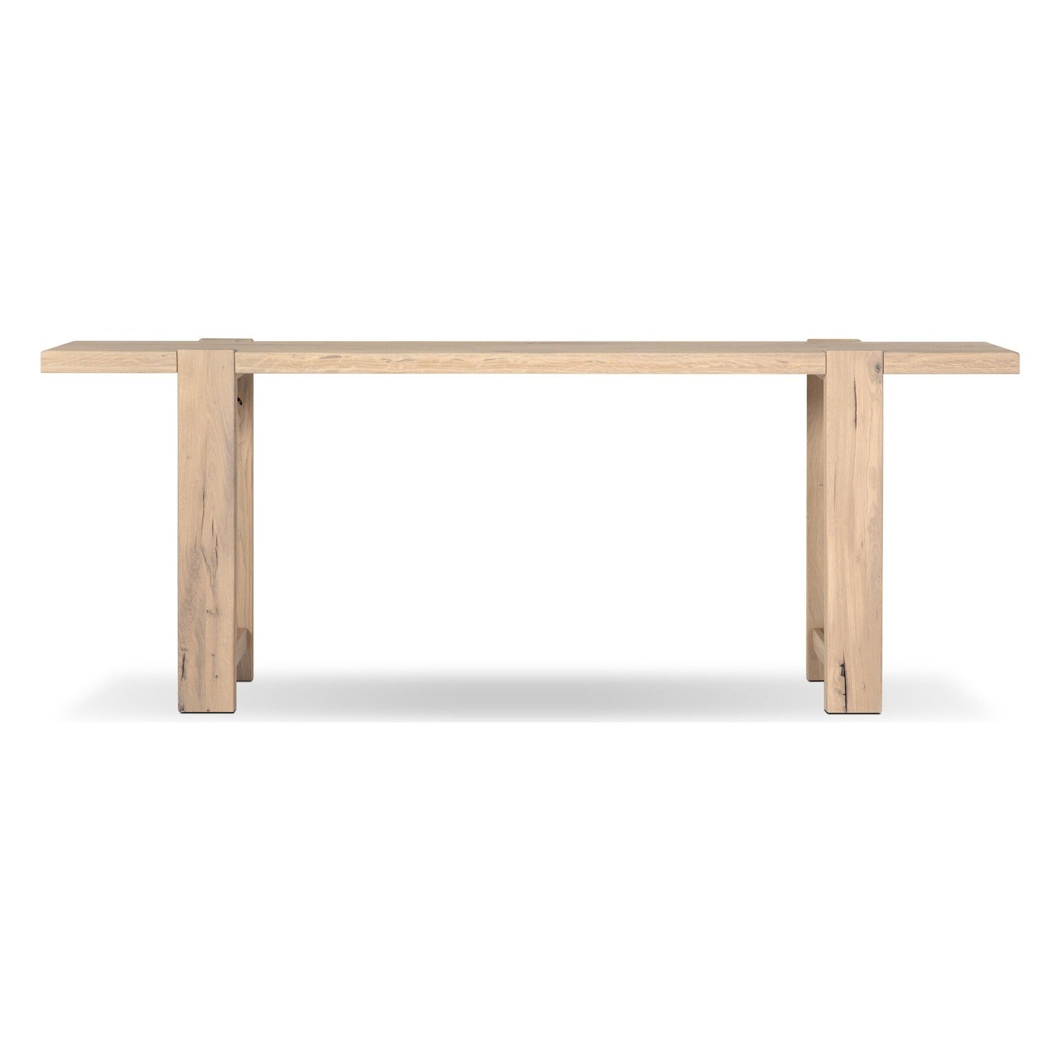 Four Hands Matei Bleached Oak Console Table