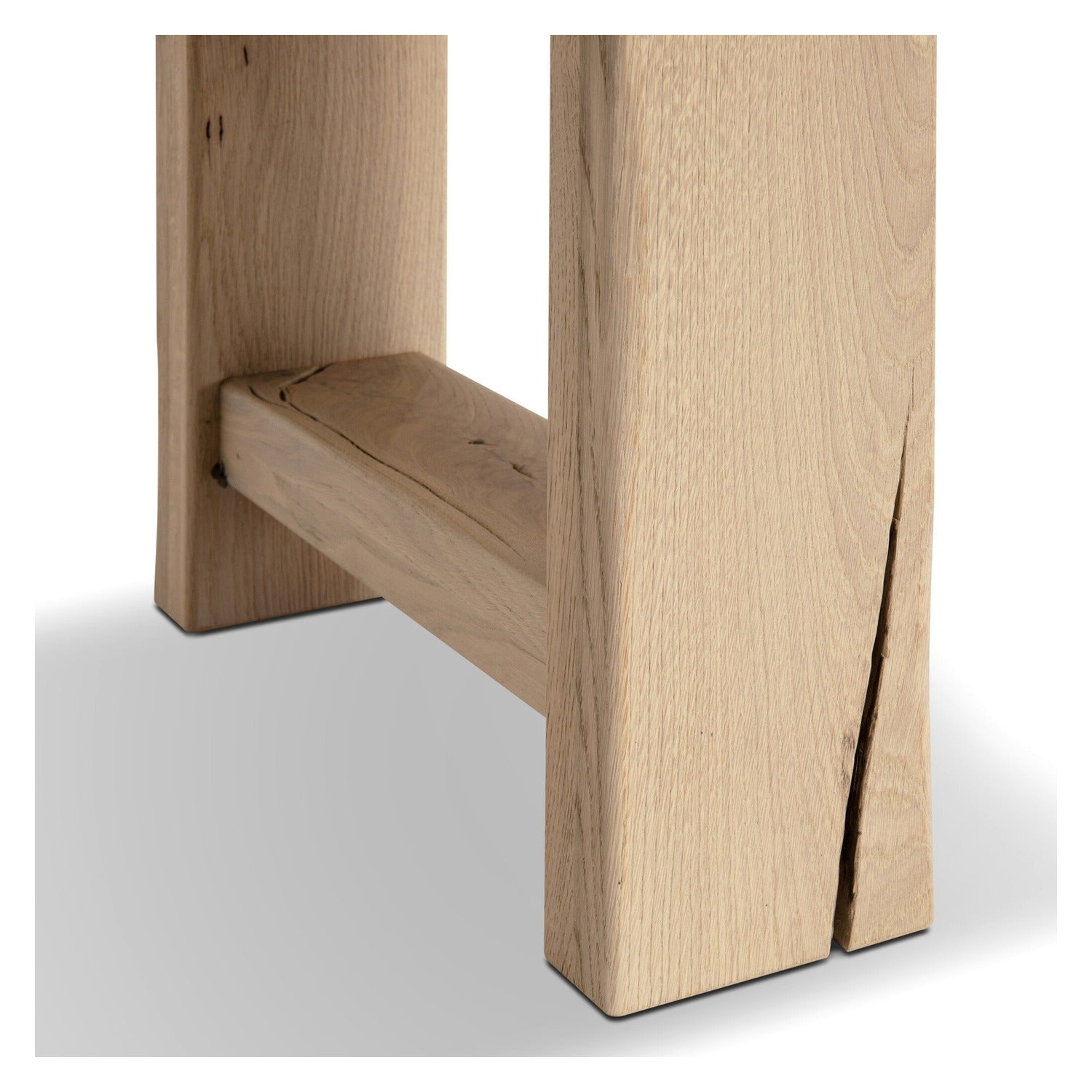 Four Hands Matei Bleached Oak Console Table