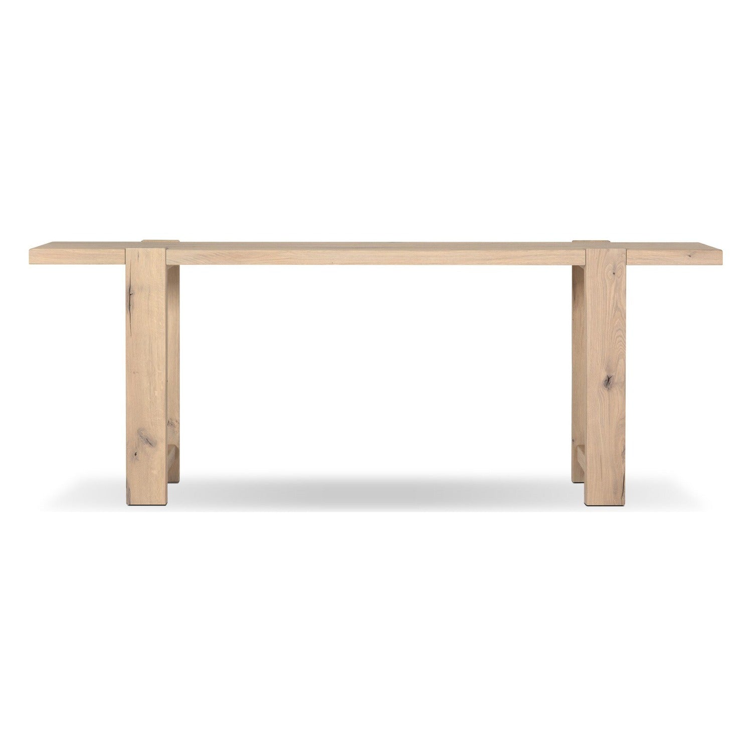 Four Hands Matei Bleached Oak Console Table