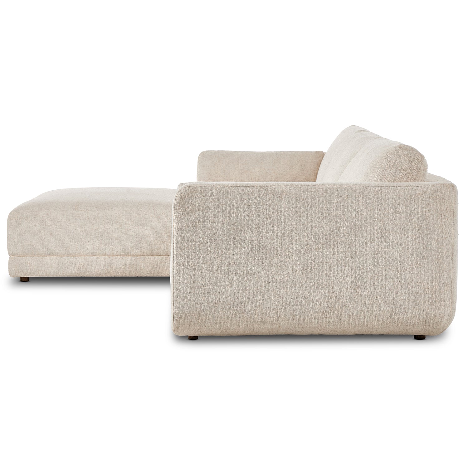 Four Hands Tolans 3 Piece Sectional with Ottoman