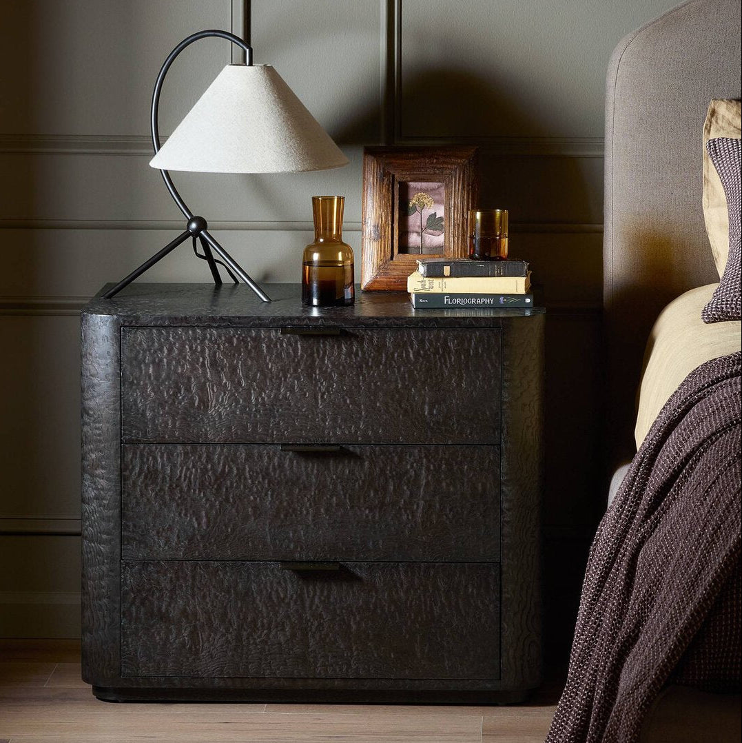 Four Hands Stenson 3 Drawer Nightstand