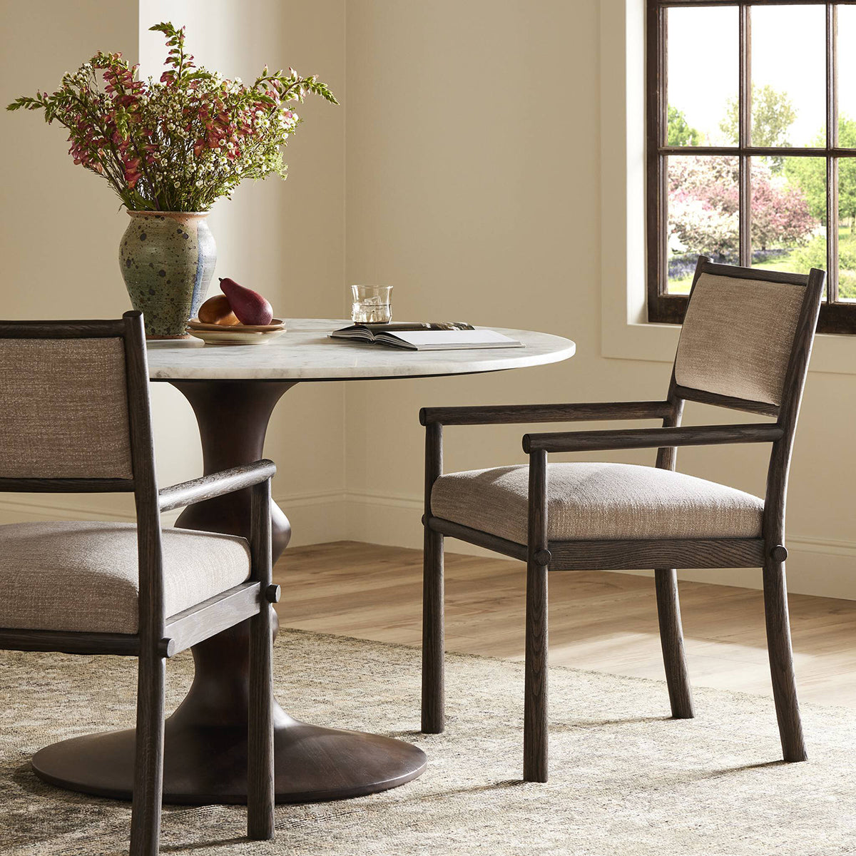 Four Hands Akiro Dining Armchair Set of 2
